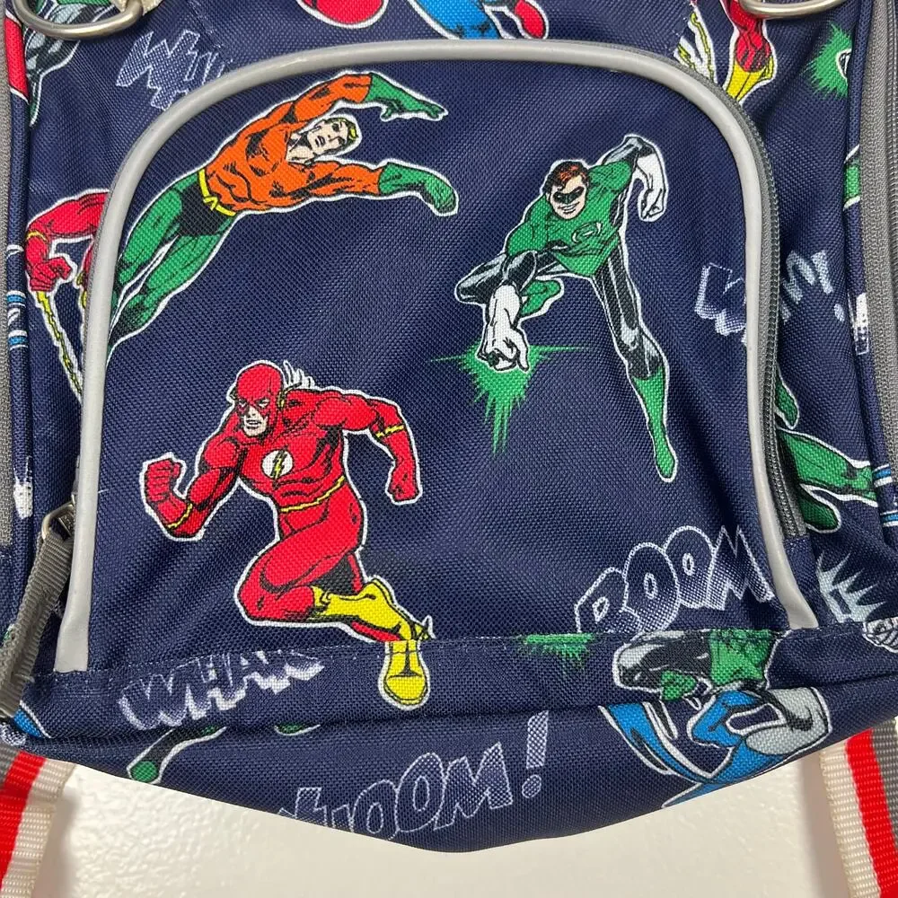 Pottery Barn Kids Justice League DC Comics Backpack Superman Batman Navy Pre-K